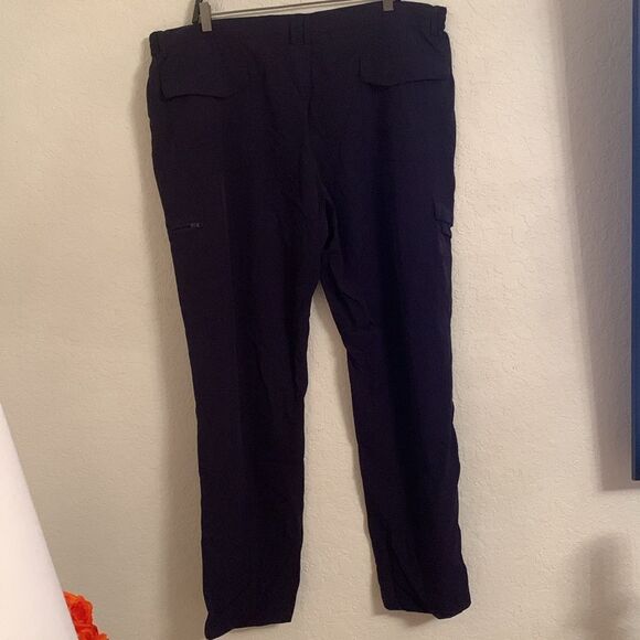 Clothin Men's Black Golf Cargo Pants Straight Leg Size 2XL/ 32L - Picture 2 of 14